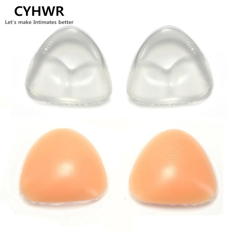 CYHWR Для женщин пикантные прозрачные бюстгальтер силиконовый невидимый плагин Бюстгальтер Pad увеличения груди