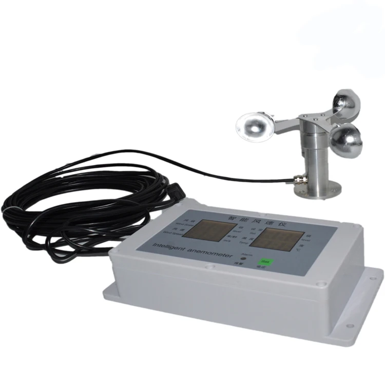 

70pcs Intelligent Anemometer Wind Speed Meter Wind Sensor Temperature Wind Anemometer Speed Measurement