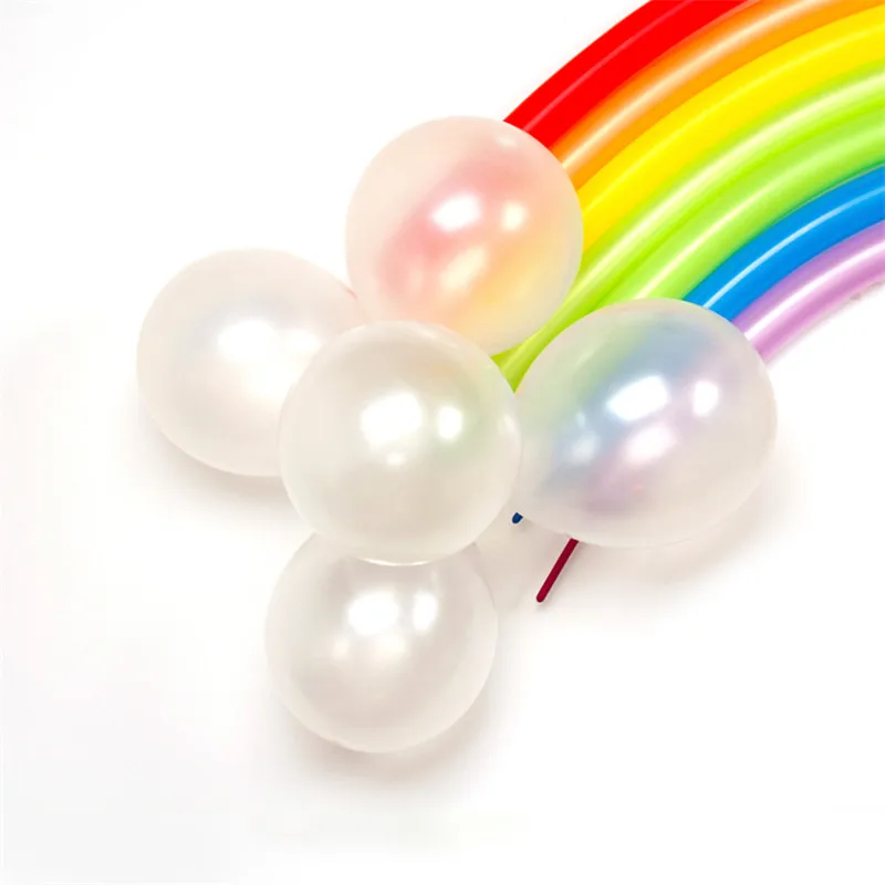 NEW Color 17pcs 260 Magic Rainbow Balloons Long Balloon Modelling Latex Balloons Wedding Birthday Party Decor Kids Supplies DIY
