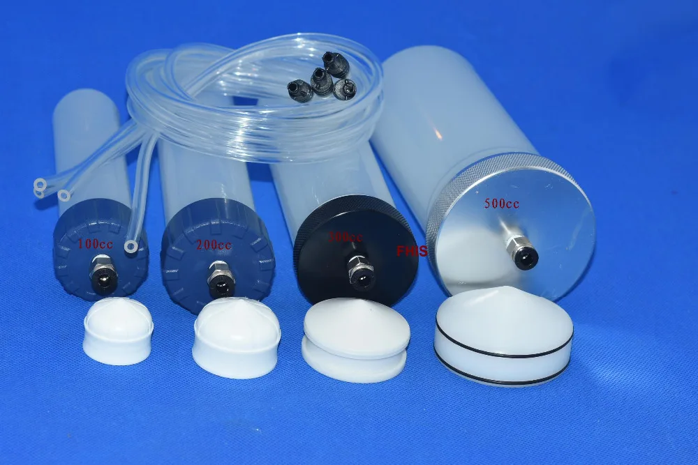 

NEW Thickening explosion-proof 100CC/200CC/300CC/500CC Helix Luer Lock Tip Dispenser Syringe Barrel w Adapter (Thickening)