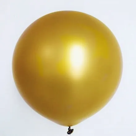 Большой латексный воздушный шар, 6 шт., большие воздушные шары для золотой фотосессии/дня рождения/свадебной вечеринки/фестиваля/события/карнавала, Декор - Цвет: Gold
