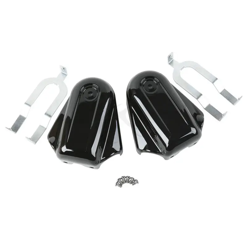 Chrome Bar & Shield Rear Axle Covers For Harley Davidson Softail Deluxe