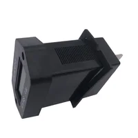 Digital Hour Meter,LCD Accumulate Timer,6-36V DC/AC  Hour Meter resettable Counter 999999.59H Snap in ,for Vehicle  Boat Truck 2