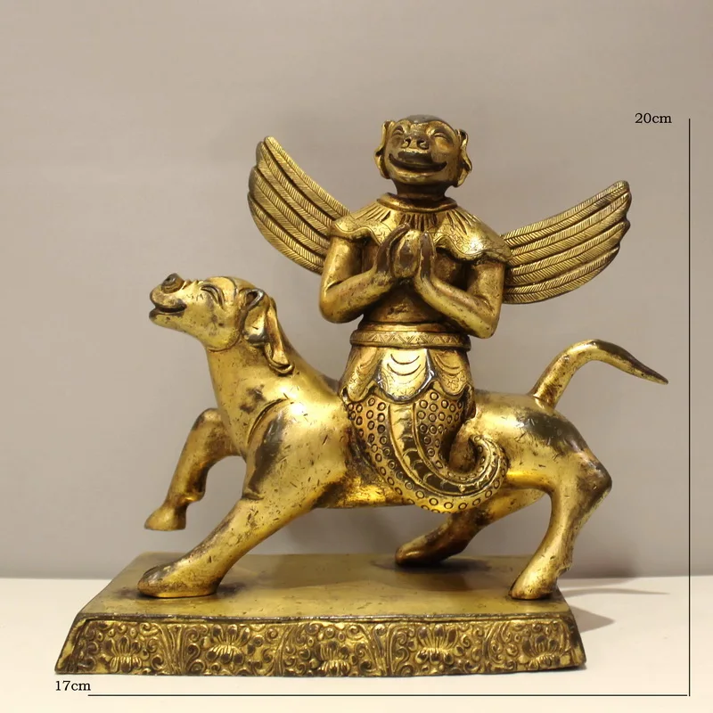 Lion face empty line mother Tibet Tantric protection law handmade antiques collection | Дом и сад