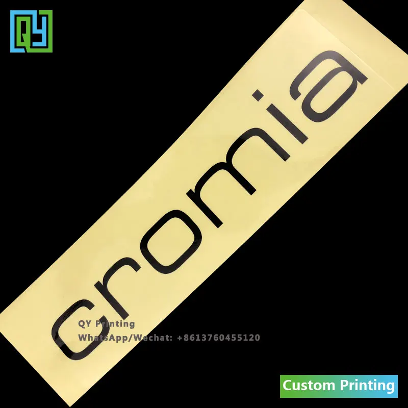 100pcs 280x80mm 사용자 정의 인쇄 럭셔리 레이블 세제 화장품 포장 인감 투명 스티커에 대 한 투명 한 레이블