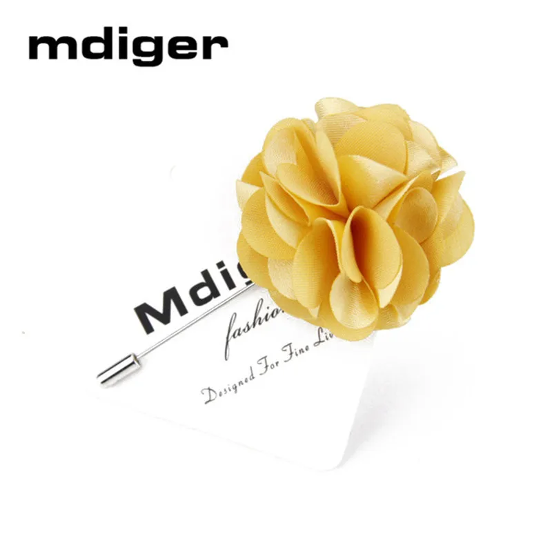 

Mdiger Brooch Refinement Satin Corsage Pins Men Exquisite Business Casual Men's Lapel Pins Wedding Decoration Pin Size 9*5 cm