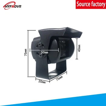 

Wholesale metal square train/ship hd video surveillance camera PAL/NTSC standard truck reversing image AHD1080P 2 million pixels