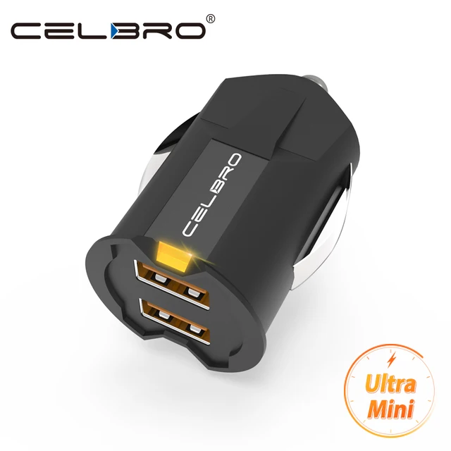 Smallest Mini USB Car Charger Adapter 2A Car USB Charger Mobile Phone Dual USB Car-charger Auto Charge 2 port for iPhone Samsung