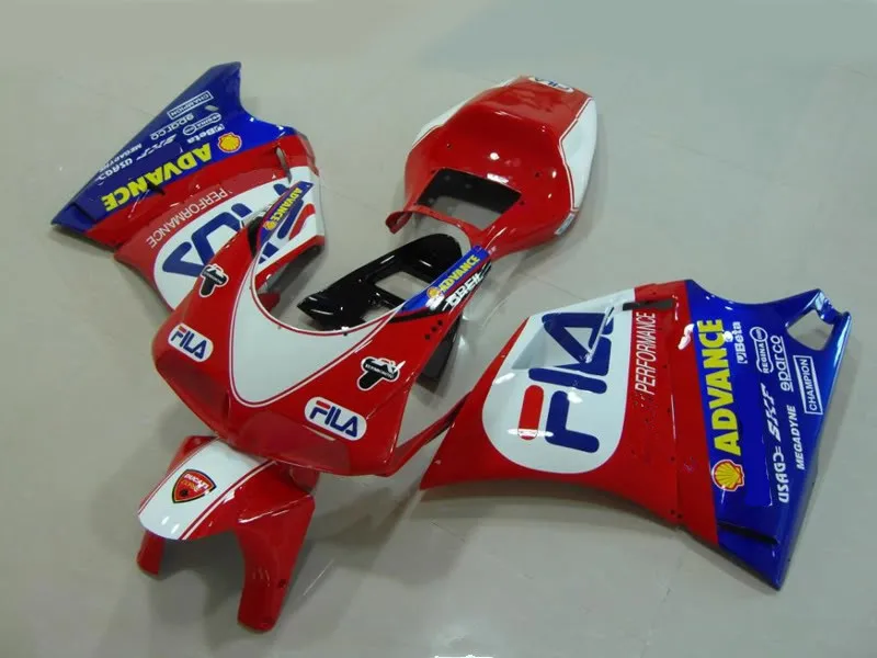 Комплект обтекателей для DUCATI 748 916 996 998 03 04 05 ducati 2003 2004 2005 красный белый синий