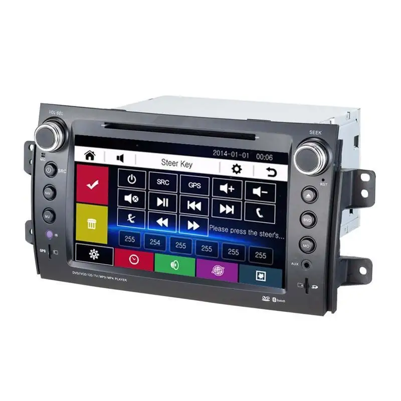 Clearance 8" Car DVD player with GPS(optional),audio Radio stereo,BT/TV,car multimedia for SUZUKI SX4 2006 2007 2008 2009 2010 2011 2012 9