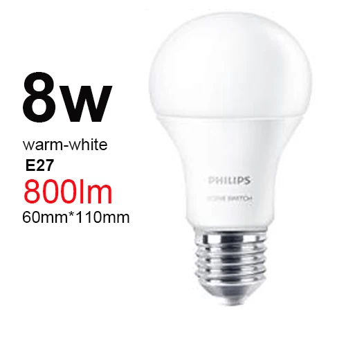 Sørge over Logisk genetisk New Xiaomi ecological chain philips bulb 10W 8W 3W E27 2700K-6500K 1000lum  Warm White Color LED lamp Light Bright energy saving