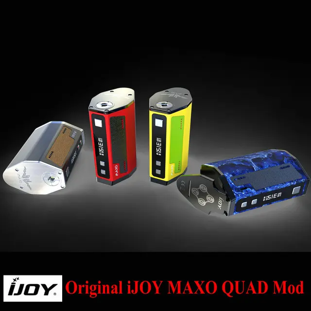 Оригинал IJOY MAXO QUAD 18650 TC Окно Мод 315 Вт Обновление Vape Электронная Сигарета Контроля Температуры Моды