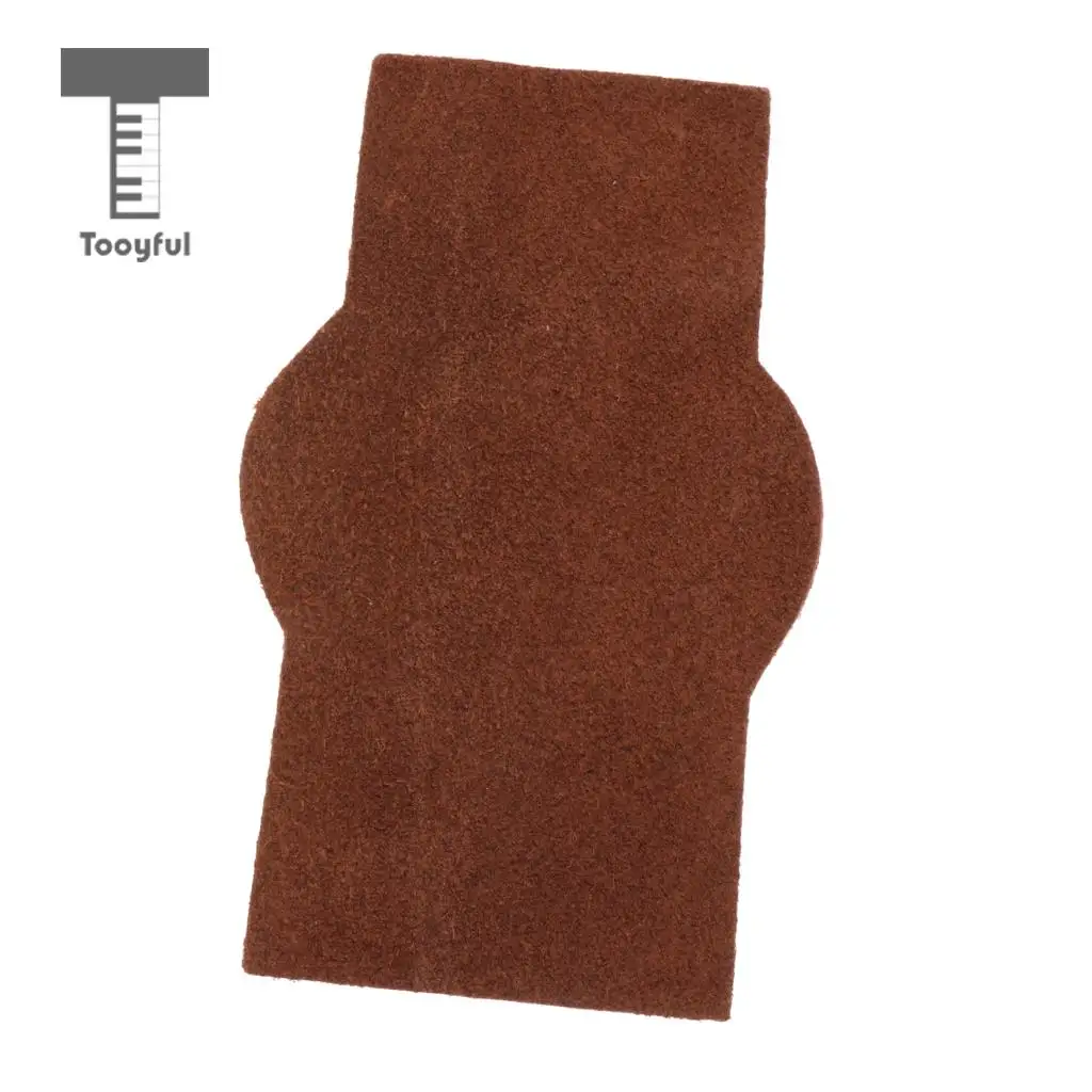 Tooyful Durable DIY Adhesive Cattlehide Erhu Anti-skid Pad Erhu Cushion Stage Accessory