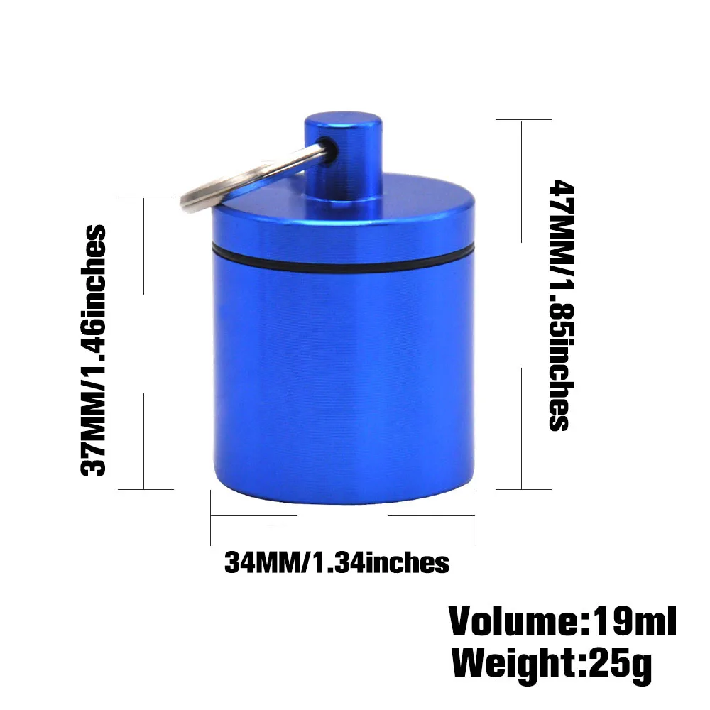 HORNET воздухонепроницаемый алюминиевый контейнер для хранения 19 мл, многоразовое вакуумное уплотнение, переносной контейнер для хранения, чехол, карманный размер