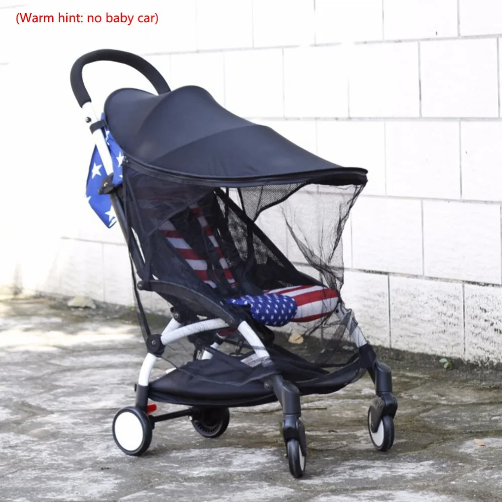 Baby Stroller Awning Sunscreen Baby Mosquito Net UV Protection Universal Multi-purpose Trolley Windshield Rainproof