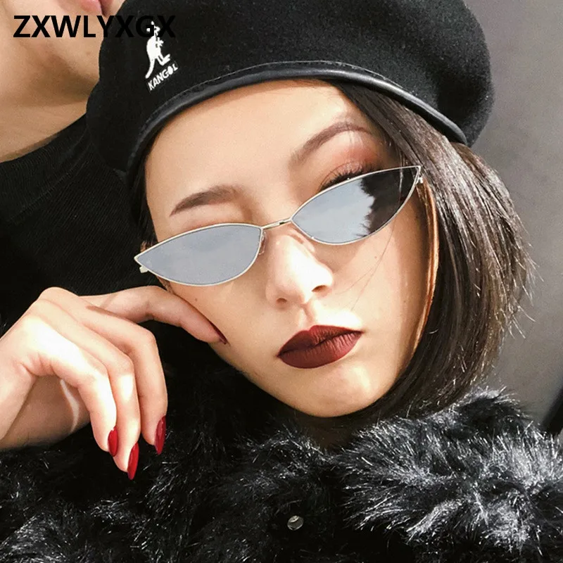 ZXWLYXGX новые модные солнцезащитные очки женские металлические цветные прозрачные
