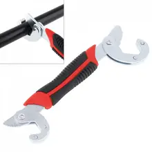 8 22mm Adjustable Quick Universal Wrench with Non slip Handle for Electrician Maintenance Pipe Repair Car