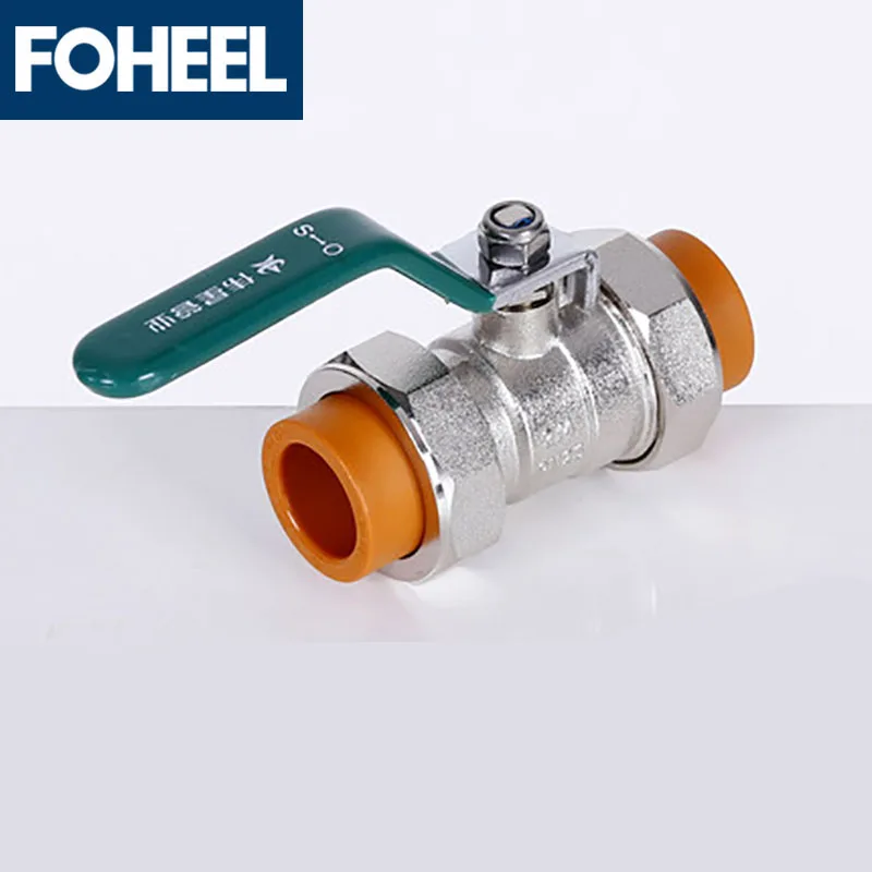

PPR water pipe valve D20 4 min D25 6 min hot melt double live ball valve k