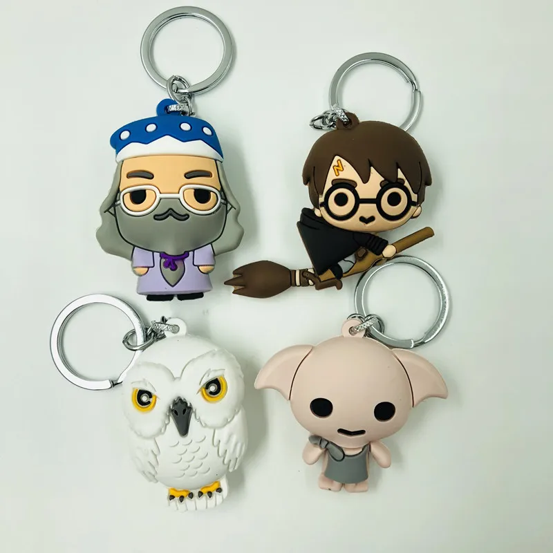 

IVYYE 1PCS Owl Series Anime Key Chain PVC Figure Keyring cute Toys Keychain Keyholder Birthday Gift Unisex NEW