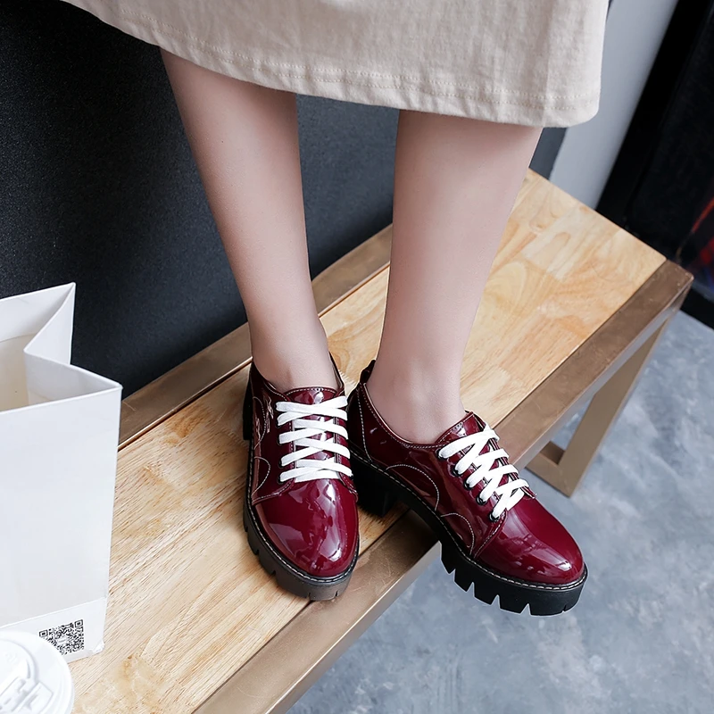 Black Épais Grey À Classique Femmes Hauts Homme Pour Femme Oxford Plate Red Zapatos Chaussures llight Chaussure Footwear1078 Asileto forme Mujer Lacets Talons wine dRUYX5xUwn