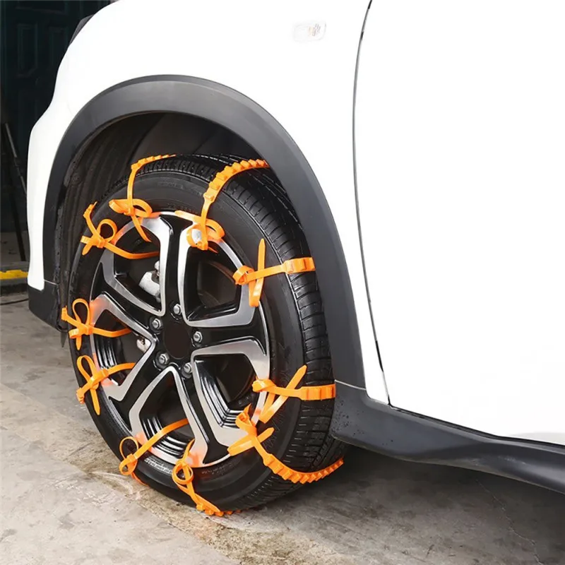 

Lot Car Universal Mini Plastic Winter Tyres wheels Snow Chains For Car-Styling Anti-Skid Autocross Outdoor Tire Chains
