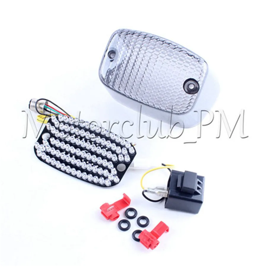 

Integrated LED Taillight Turn Signal For Yamaha VMAX 1985-2007 VIRAGO 1100 1995-2007 VIRAGO 700 1981-1996 VIRAGO 750 1981-1996