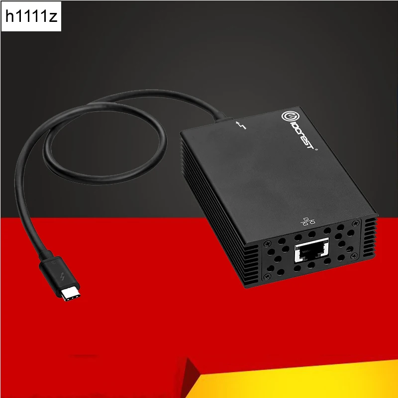 USB C адаптера Ethernet USB3.1 Тип-C Thunderbolt 3 сетевой карты RJ45 Lan Intel Чипсет 10 Gigabit Ethernet для Windows Mac OS