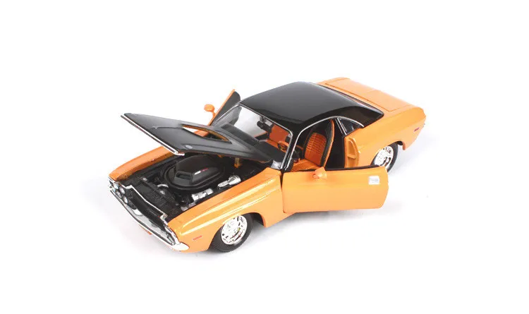 Моделирование 1:24 2008 Dodge Challenger модифицированный ретро сплав модель автомобиля, коллекция и подарок мускул модель гоночной машины