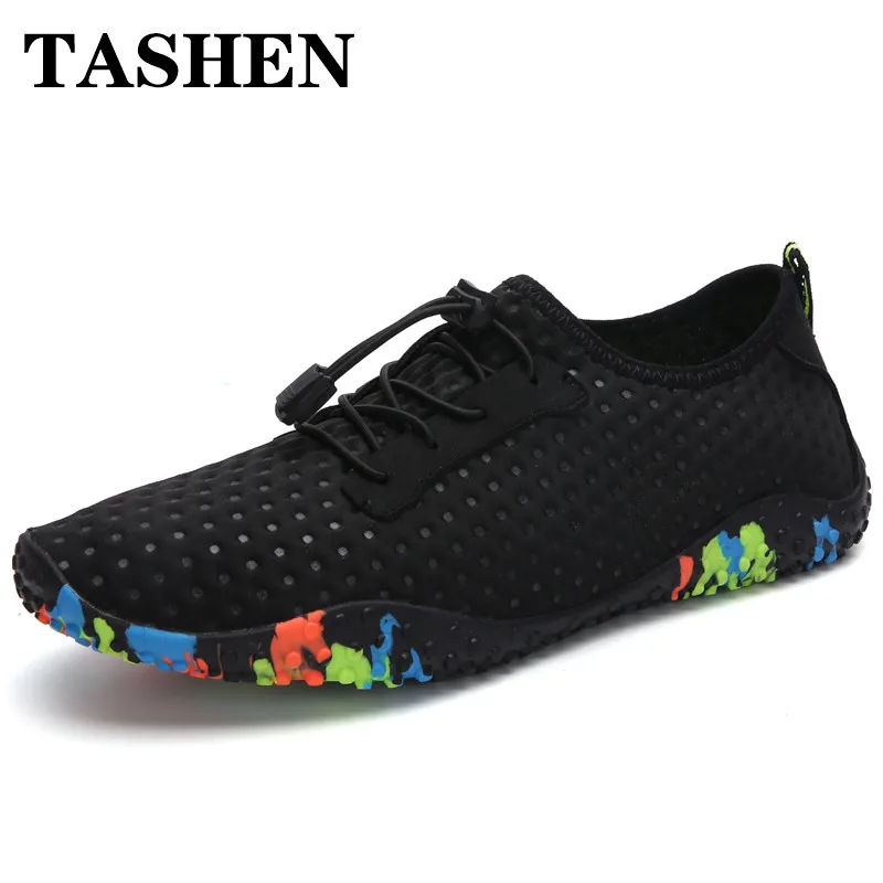 

Summer Unisex Water Shoes Men Women Breathable Barefoot Quick-Drying Non Slip Beach Swimming Sneakers Man Outdoor Aqua Shoes