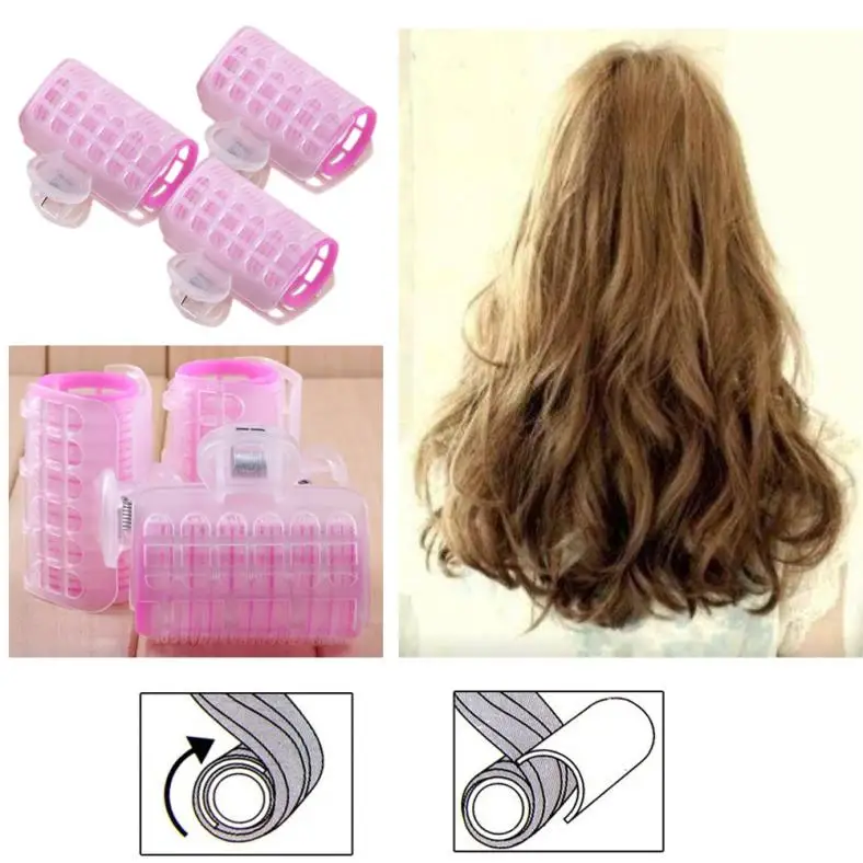 3 шт. Hairdress Magic Hair Styling роликовые бигуди Спиральные Кудри DIY Инструменты 2AU16 - Цвет: S