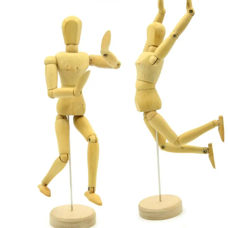 Buy 8 inch Joints wood Wooden mannequin toy wooden