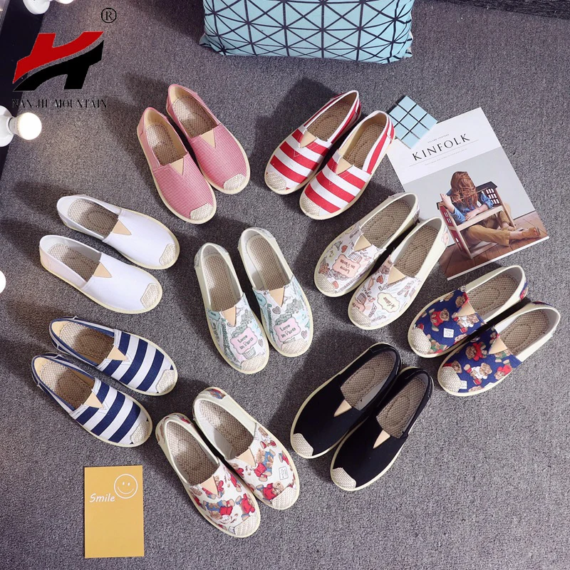 

NAN JIU MOUNTAIN2019 spring and autumn fisherman shoes old Beijing shoes shallow mouth low to help women's casual flat shoes