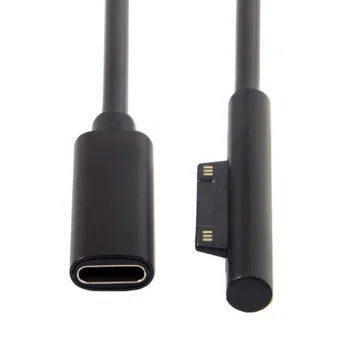 

Book Pro Charge Cable 10pcs Female /lotdc 15v Type-c Usb-c To Surface Pro3 Pro4 Pro5 Pro6