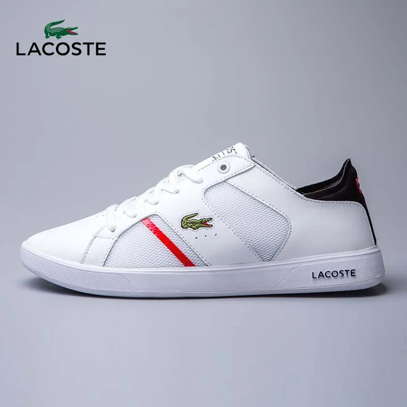 

Genuine 2019 LACOSTE Men Casual Sneakers Spring Comfortable Men Flat Shies Outdoor Sprots Runner Comfortable Breathable