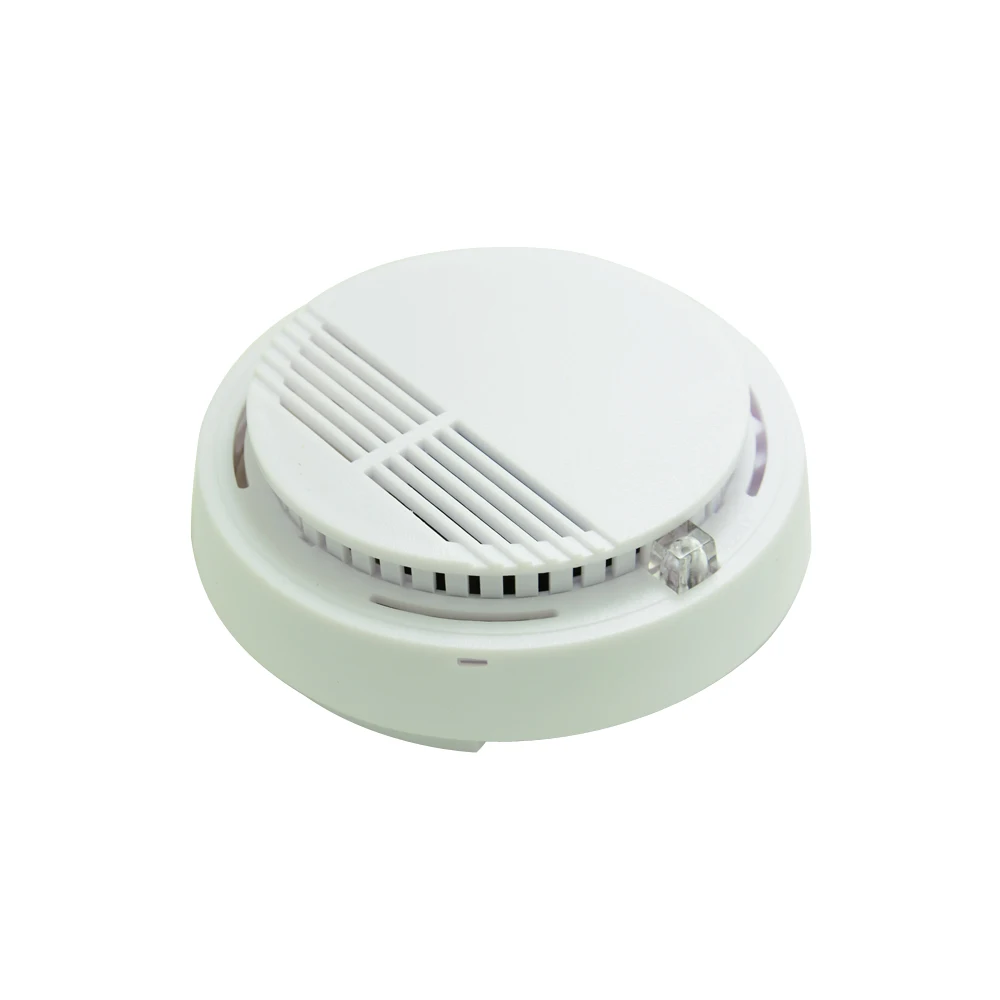 

(1 PCS) 12VDC Wired Cable Link indoor Smoke Detector Fire Alarm sensor personal Home security Control Protection NC relay output
