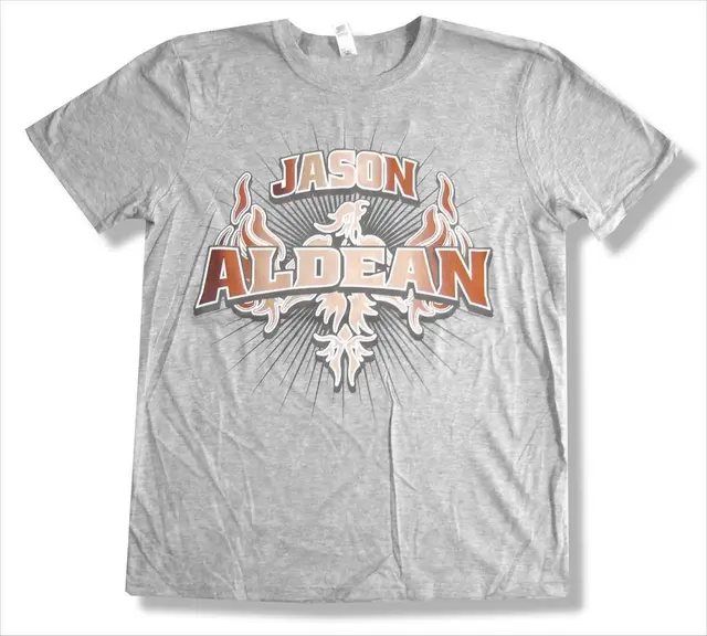 Jason Aldean 2011 Lubbock Texas Event Show Grey T Shirt New Official