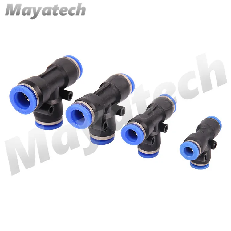 CZ 6 8 10 12mm tee Quick Installation of Transfer Joints for Agricultural Plant Protection UAV T-type tube three-way connection