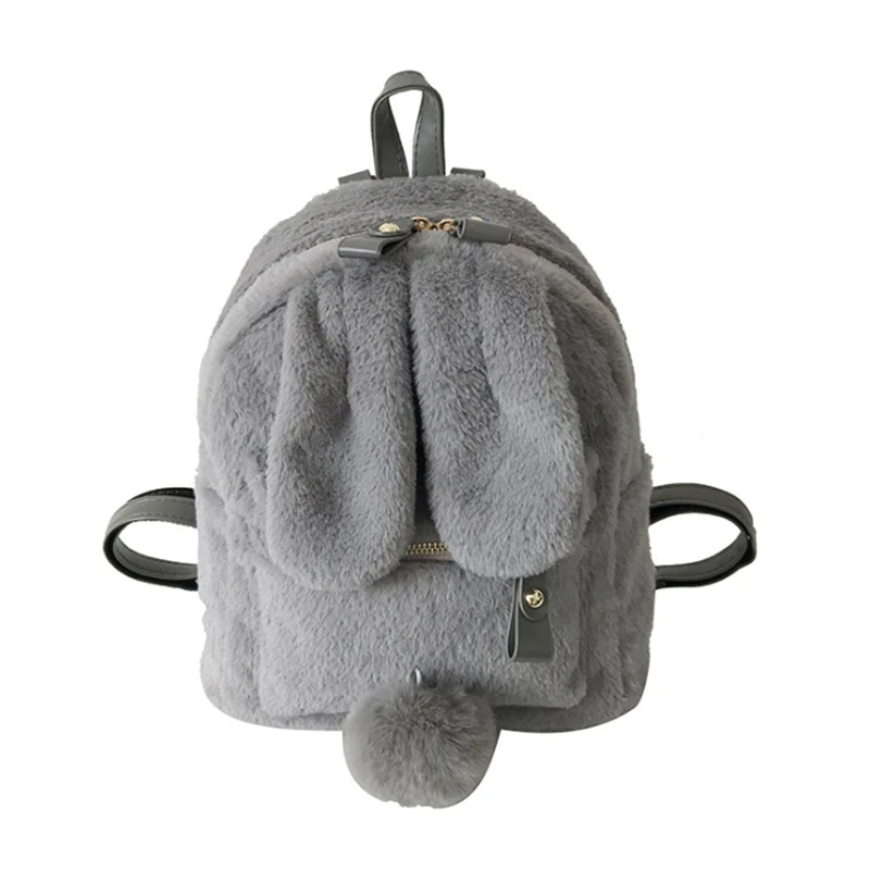 girls furry backpack