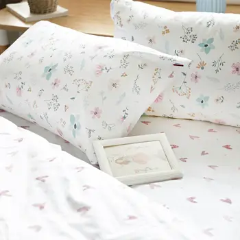 

Cute flower bedding set teen child girl,cotton twin full queen King lovely floral home textile bed sheet pillow case duvet cover