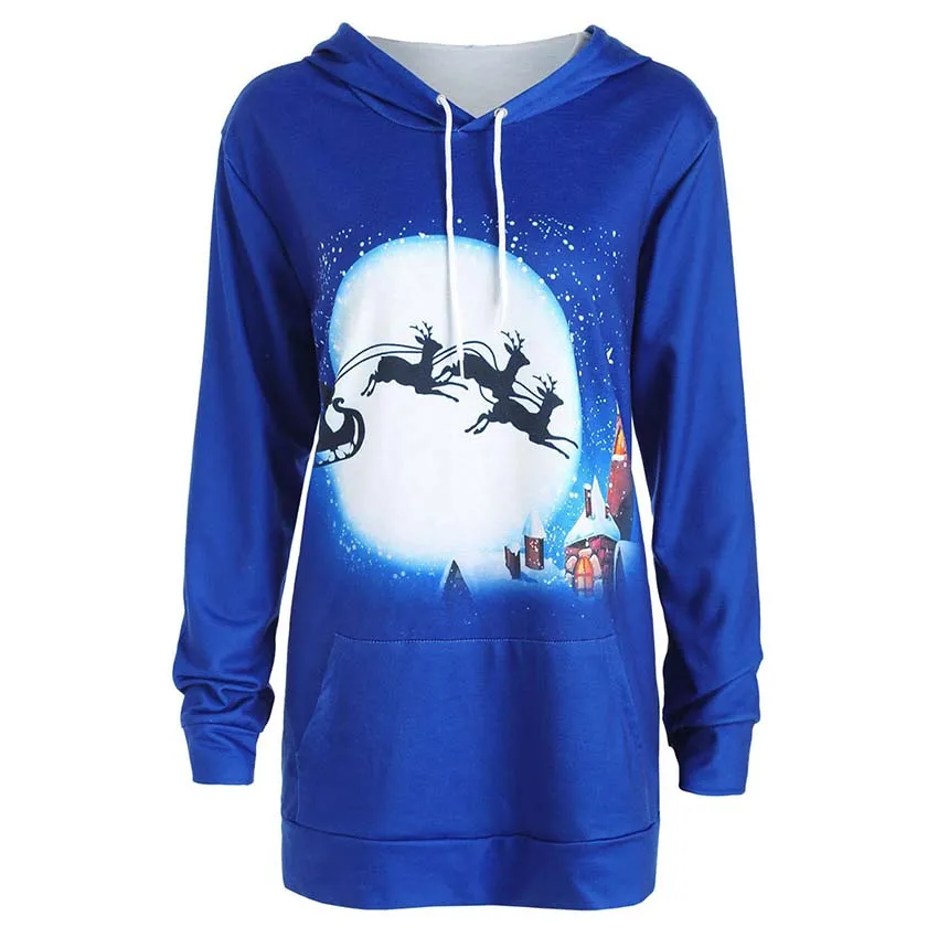 Christmas Pullover font b Women b font font b Clothing b font Causal Autumn Fashion Winter