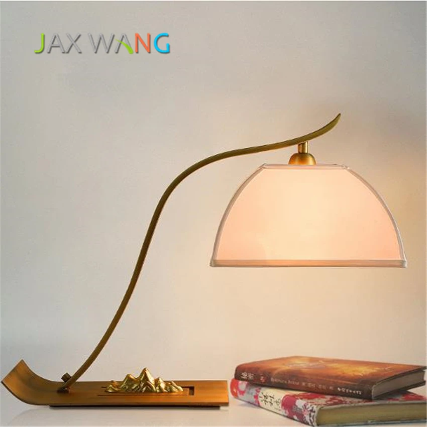 

Modern Chinese Style LED E27 Table Lamps Iron Glass Table Light for Bedroom Bedside Study Living Room Light Fixtures Luminaria