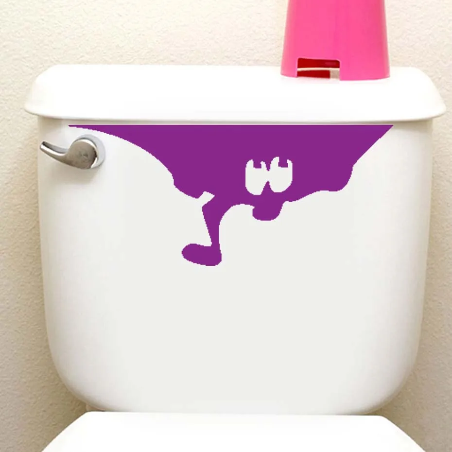 Toilet Decals Super Fun Designs Wall Sticker Colorful Creative For Bathroom Washroom Home Furniture Decoration On The Toilet (6)