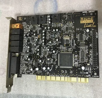 

Original disassemble, 5.1K song card SB0060 gold-plated version sound card,100% working good motherboard