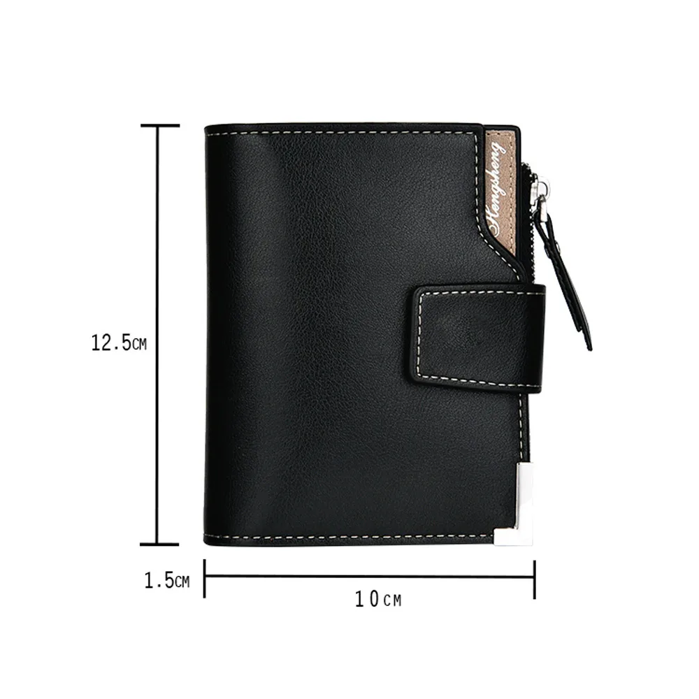 Для мужчин модные однотонный висячий замок Multi Card позиция портмоне-клатч Paquet де карт portefeuille tendance