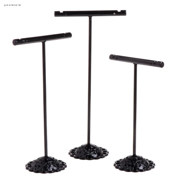 3 Pcs Alloy Earrings Display T-Shape Stand Showcase Jewelry Organizer Holder Excellent Quality and PopularDeft Processed