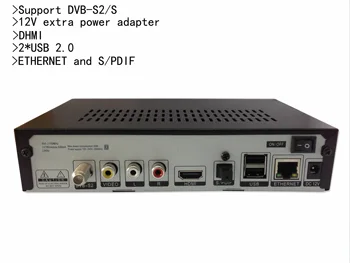 

HEROBOX EX max HD Wifi satellite tv receiver support Smartcard Reader with DVB-S2 /S and DVB-T2 /C
