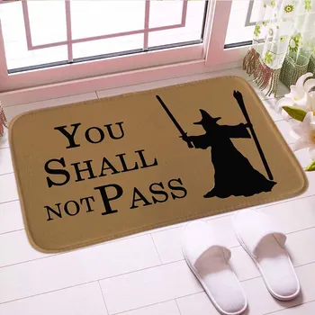 

Evil Black Wizard Halloween Theme Doormat Custom Kitchen Mat Funny Threaten Carpet Soft Bathroom Mats Good Gift For Home Decor