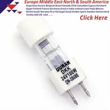 DONAR DN-38666 DKK-100 24 в 100 Вт DKK100 JC24V100W-G8 DKK 24V100 галогенная лампа Skytron Skylux B5-011-32 Хирургическая Лампа