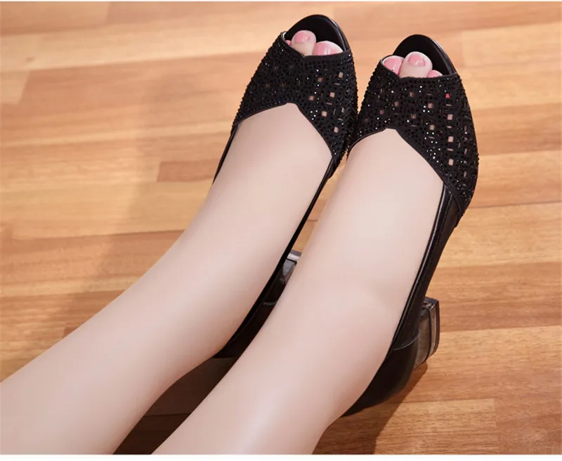 XDA/; летние женские босоножки; туфли-лодочки с открытым носком на высоком каблуке; женские босоножки; Офисная Женская обувь из органической кожи; zapatos mujer; D148