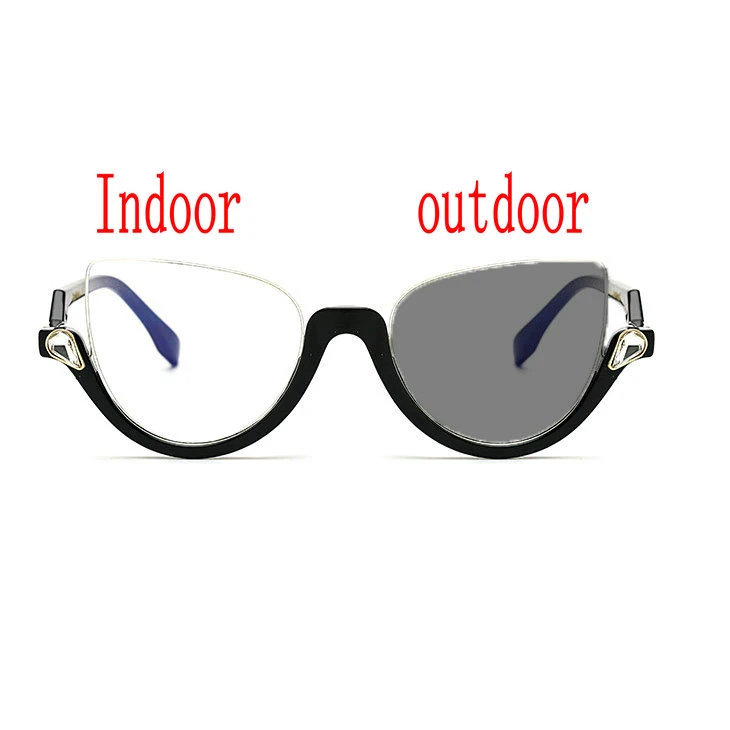 2019 nueva moda lente de óptica fotocromática gafas montura Simple Unisex gafas de lectura lentes con redondo con FML|Gafas de lectura de hombres| -